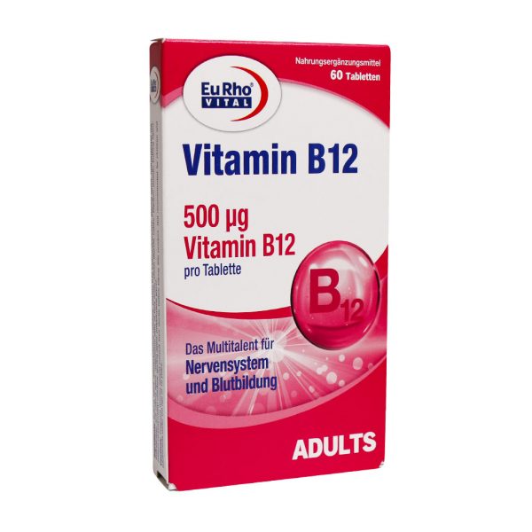 ویتامین ب12 VITB12  500MCG ( EURHO VITAL ) یورو ویتال