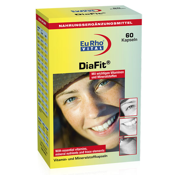 کپسول مولتی ویتامین دیافیت DiaFit یورو ویتال