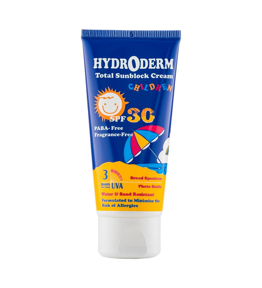 کرم ضد آفتاب کودکان هیدرودرم با فاکتور حفاظتی SPF30