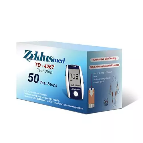 ZYKLUSMED TD-4267 TIRAS REACTIVAS 50TEST STRIPS