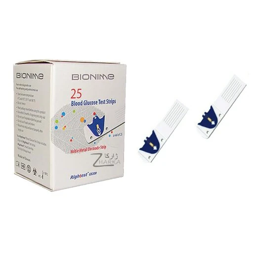 BIONIME BLOOD GLUCOSE TEST STRIPS